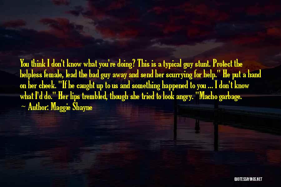 I Know What You're Up To Quotes By Maggie Shayne