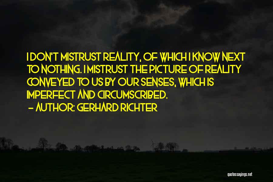 I Know Who I Am Picture Quotes By Gerhard Richter