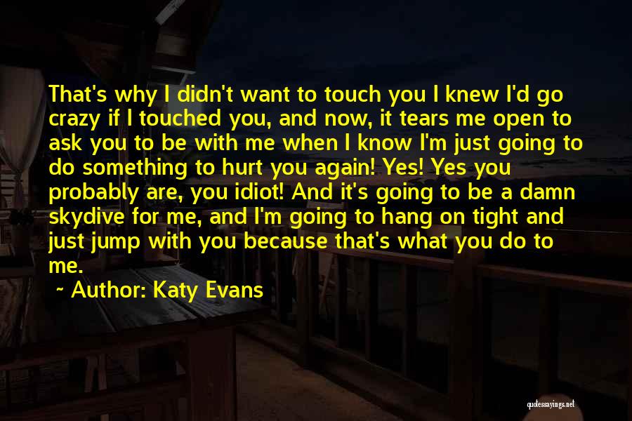 I Know You Are Hurt Quotes By Katy Evans