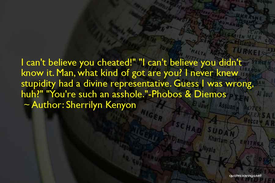 I Know You Cheating Quotes By Sherrilyn Kenyon