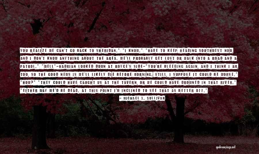 I Know You Too Well Quotes By Michael J. Sullivan I Know You Too Well Quotes By Michael J. Sullivan