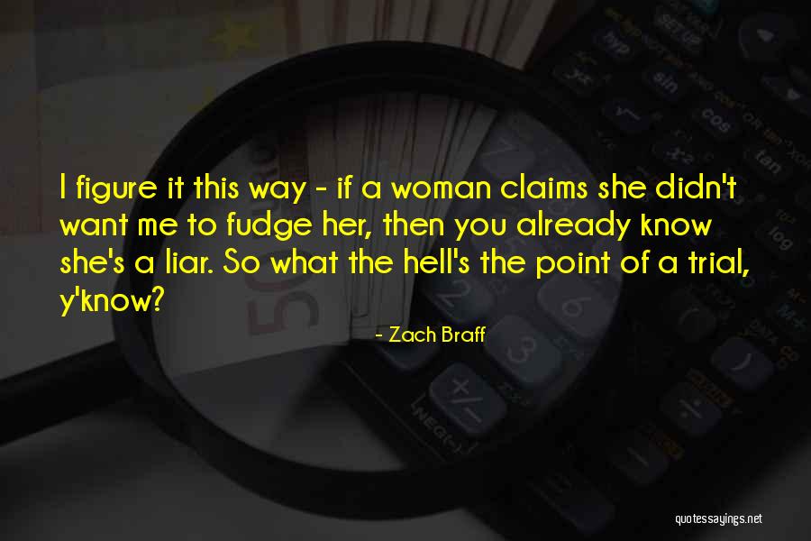 I Know You're A Liar Quotes By Zach Braff I Know You're A Liar Quotes By Zach Braff