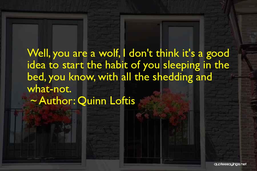 I Know You're Sleeping Quotes By Quinn Loftis