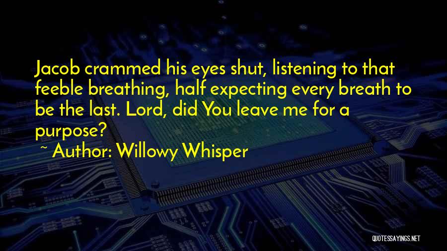 I Leave It All Up To You Lord Quotes By Willowy Whisper