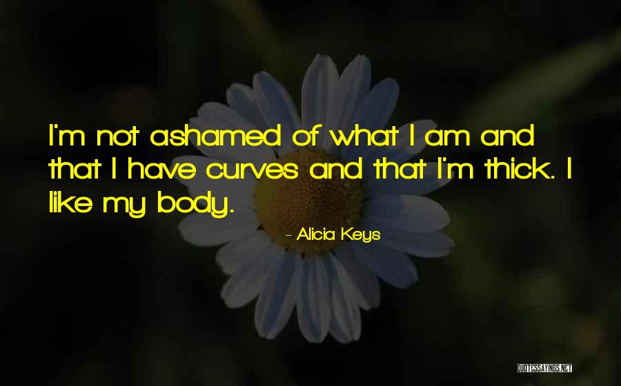 I Like My Curves Quotes By Alicia Keys