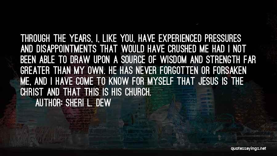 I Like My Jesus Quotes By Sheri L. Dew