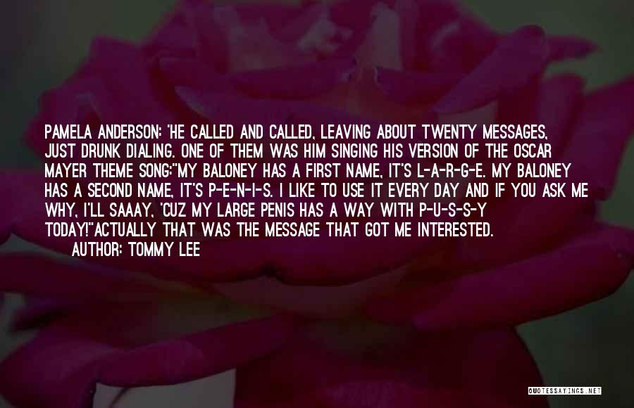 I Like U Quotes By Tommy Lee