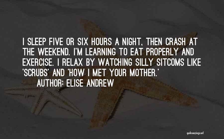 I Like Watching You Sleep Quotes By Elise Andrew