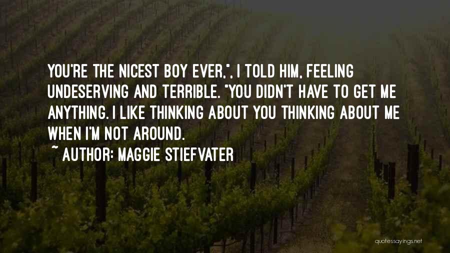 I Like You Boy Quotes By Maggie Stiefvater