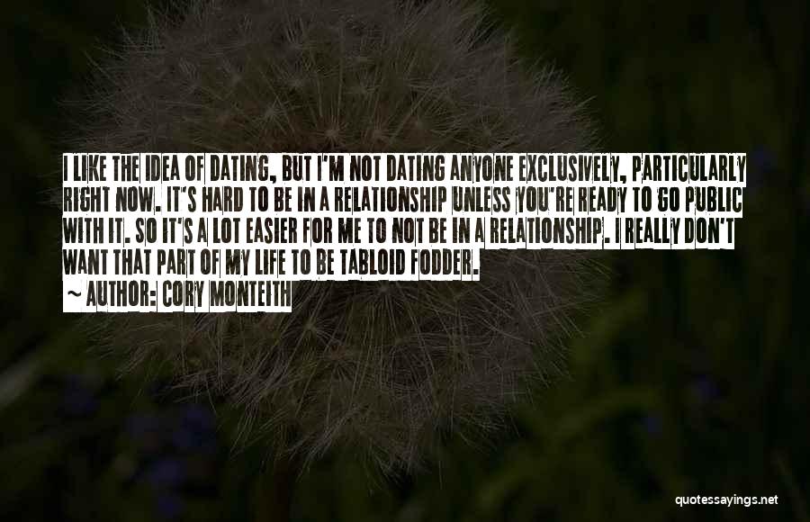 I Like You Relationship Quotes By Cory Monteith I Like You Relationship Quotes By Cory Monteith