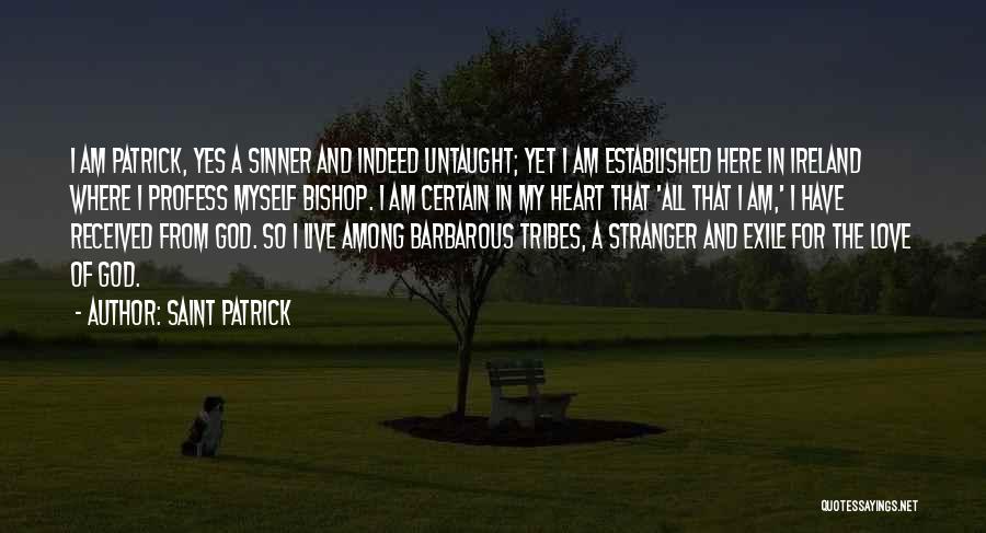 I Live For God Quotes By Saint Patrick