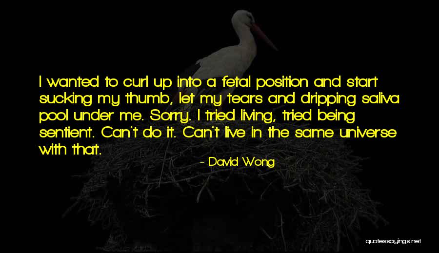 I Live In The Universe Quotes By David Wong I Live In The Universe Quotes By David Wong