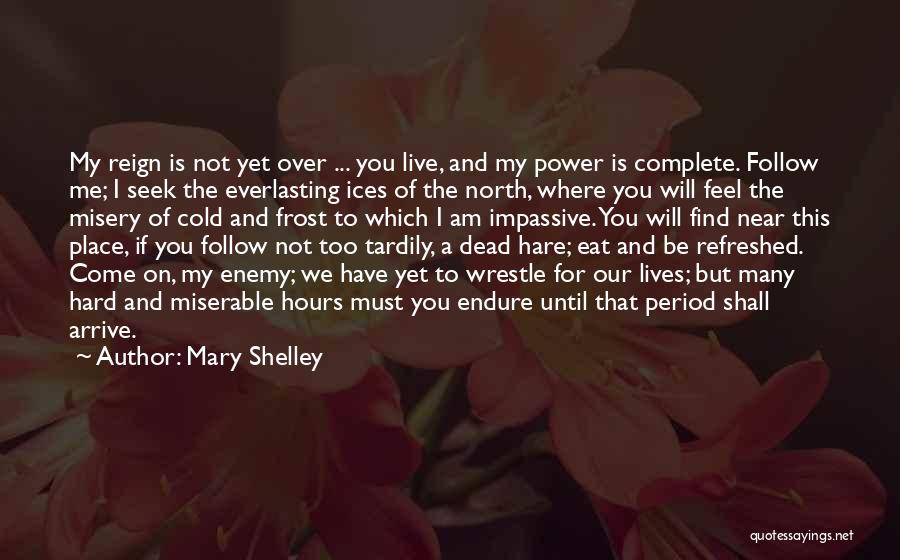 I Live To Eat Quotes By Mary Shelley