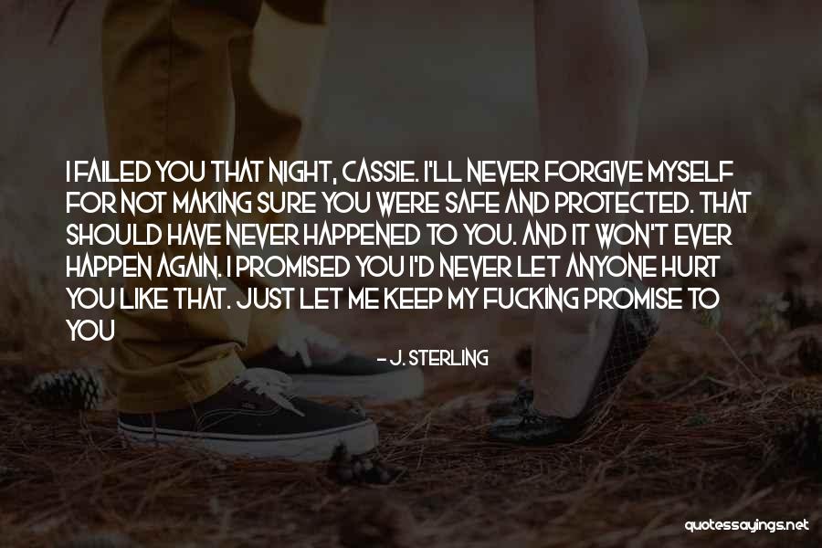 I Ll Never Hurt You Quotes By J. Sterling