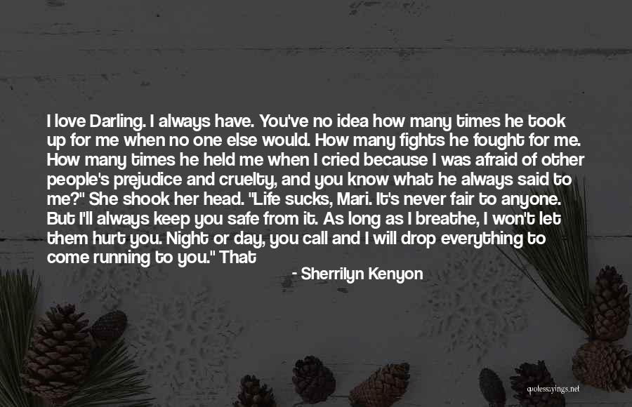 I Ll Never Hurt You Quotes By Sherrilyn Kenyon