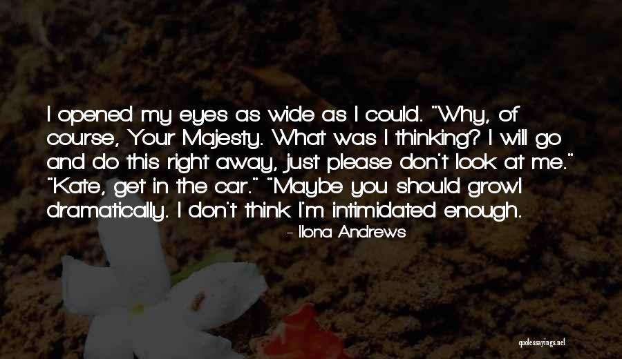 I Look Away Quotes By Ilona Andrews I Look Away Quotes By Ilona Andrews