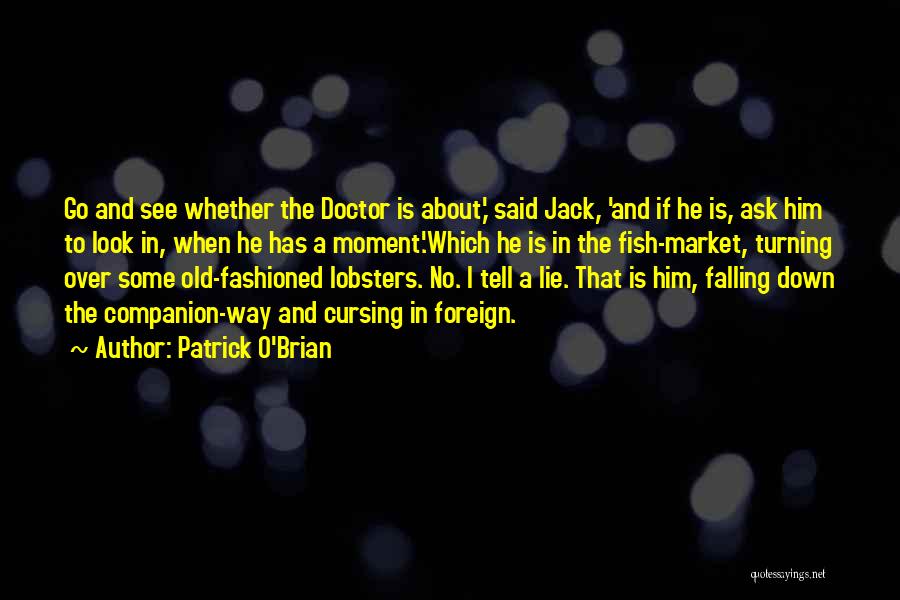 I Look Down Quotes By Patrick O'Brian