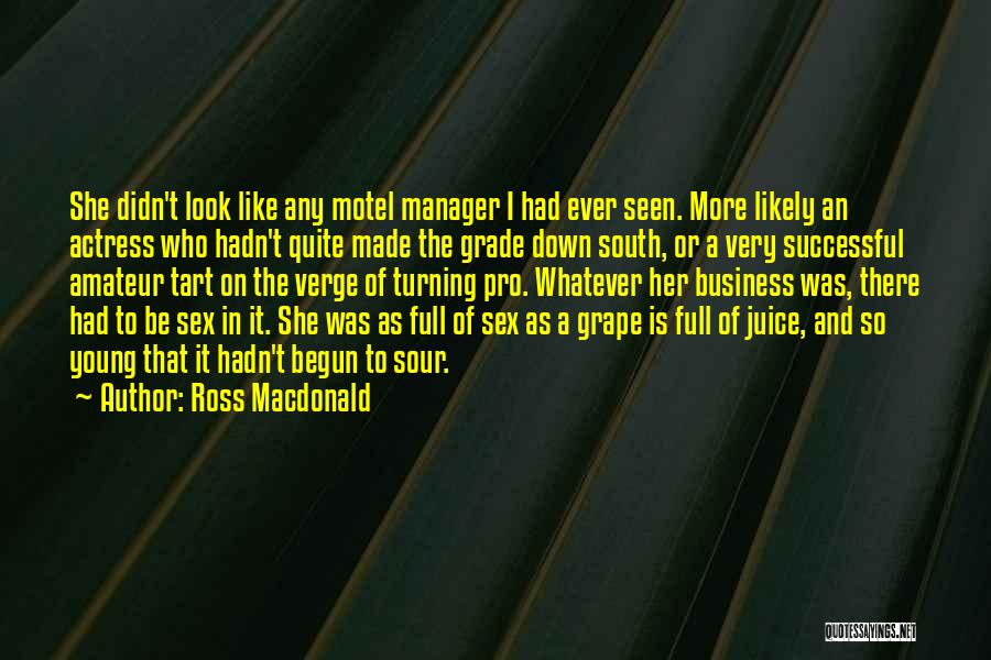 I Look Down Quotes By Ross Macdonald