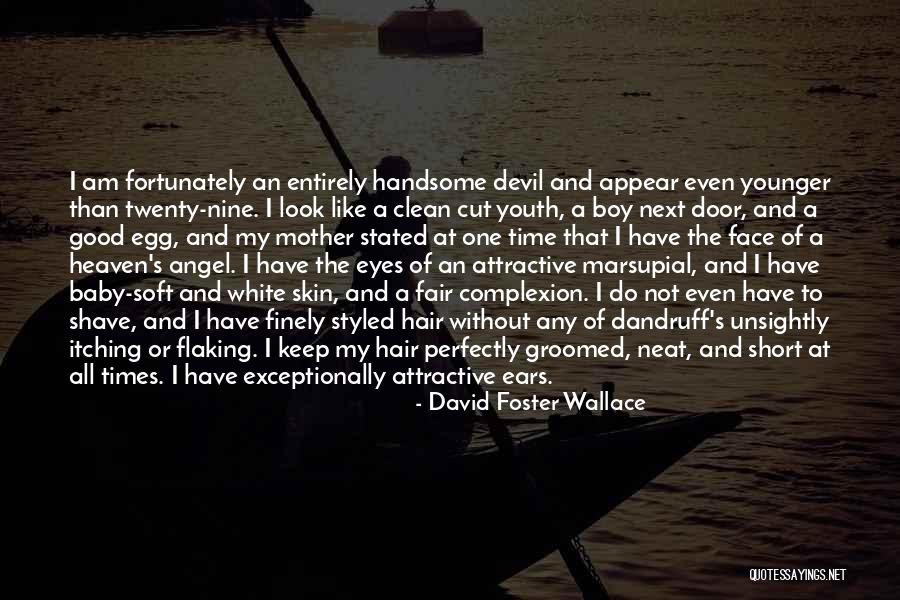 I Look Handsome Quotes By David Foster Wallace