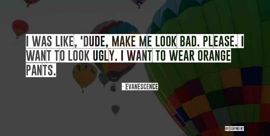 I Look Ugly Quotes By Evanescence I Look Ugly Quotes By Evanescence
