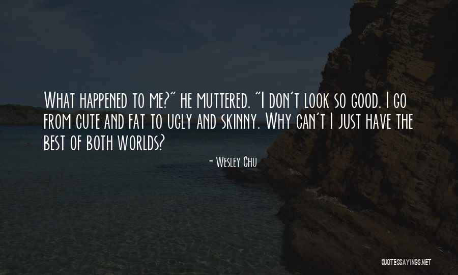 I Look Ugly Quotes By Wesley Chu I Look Ugly Quotes By Wesley Chu