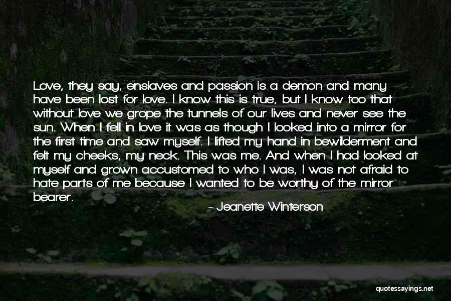 I Looked In The Mirror Quotes By Jeanette Winterson I Looked In The Mirror Quotes By Jeanette Winterson