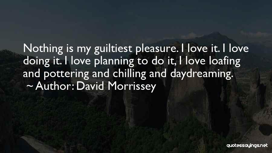 I Love Doing Nothing Quotes By David Morrissey