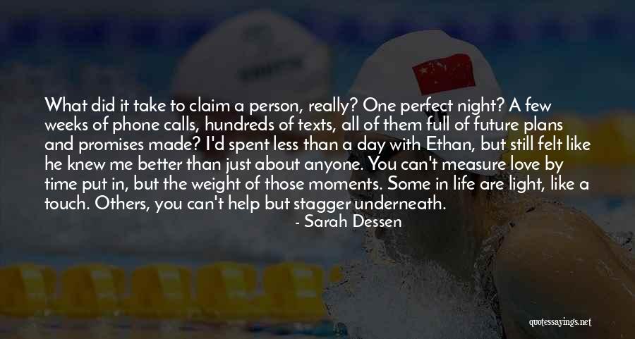 I Love Ethan Quotes By Sarah Dessen I Love Ethan Quotes By Sarah Dessen