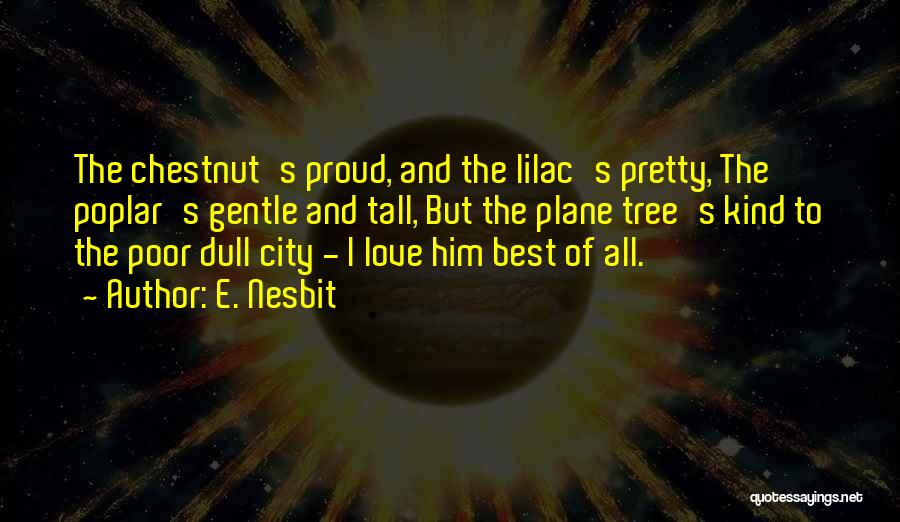 I Love Him But Quotes By E. Nesbit