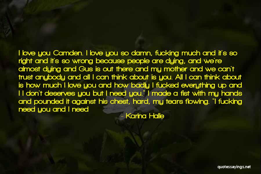 I Love Him So Damn Much Quotes By Karina Halle