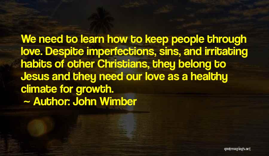 I Love Irritating You Quotes By John Wimber