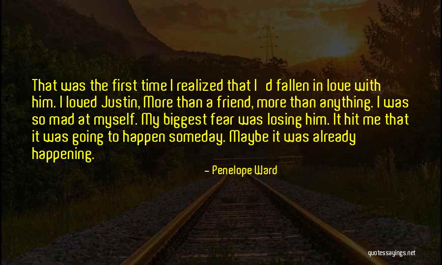 I Love Justin Quotes By Penelope Ward