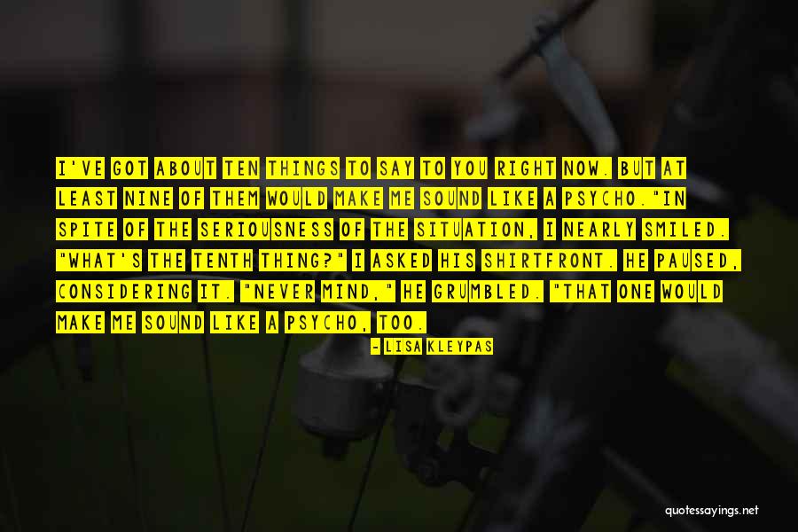 I Love Lisa Quotes By Lisa Kleypas I Love Lisa Quotes By Lisa Kleypas