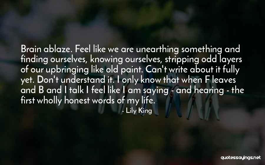 I Love My B.f Quotes By Lily King I Love My B.f Quotes By Lily King