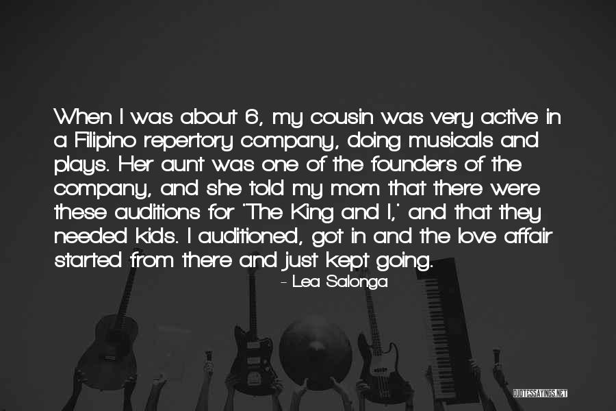 I Love My Cousin Quotes By Lea Salonga I Love My Cousin Quotes By Lea Salonga