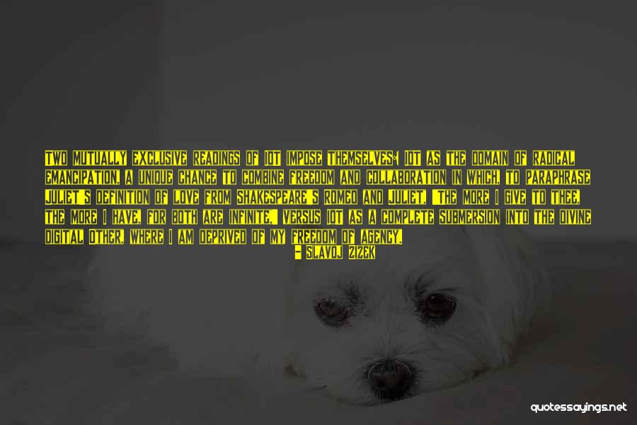 I Love My Freedom Quotes By Slavoj Zizek I Love My Freedom Quotes By Slavoj Zizek