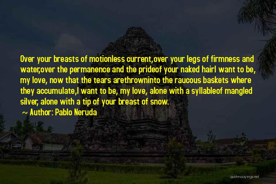 I Love My Legs Quotes By Pablo Neruda