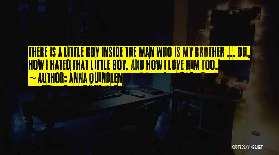 I Love My Little Brother Quotes By Anna Quindlen