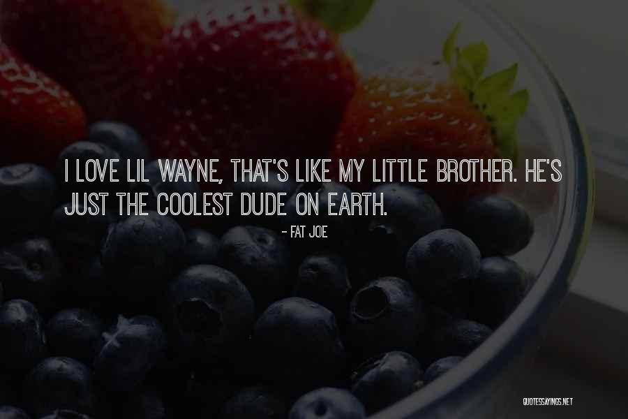 I Love My Little Brother Quotes By Fat Joe I Love My Little Brother Quotes By Fat Joe