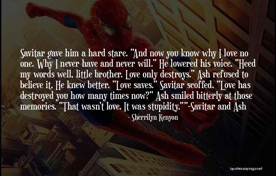 I Love My Little Brother Quotes By Sherrilyn Kenyon I Love My Little Brother Quotes By Sherrilyn Kenyon