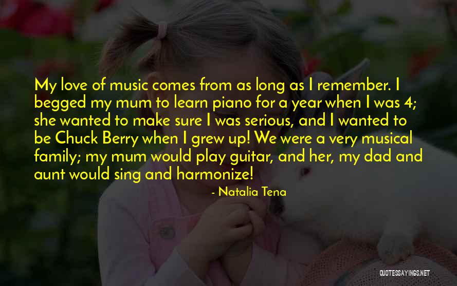 I Love My Mum Quotes By Natalia Tena I Love My Mum Quotes By Natalia Tena