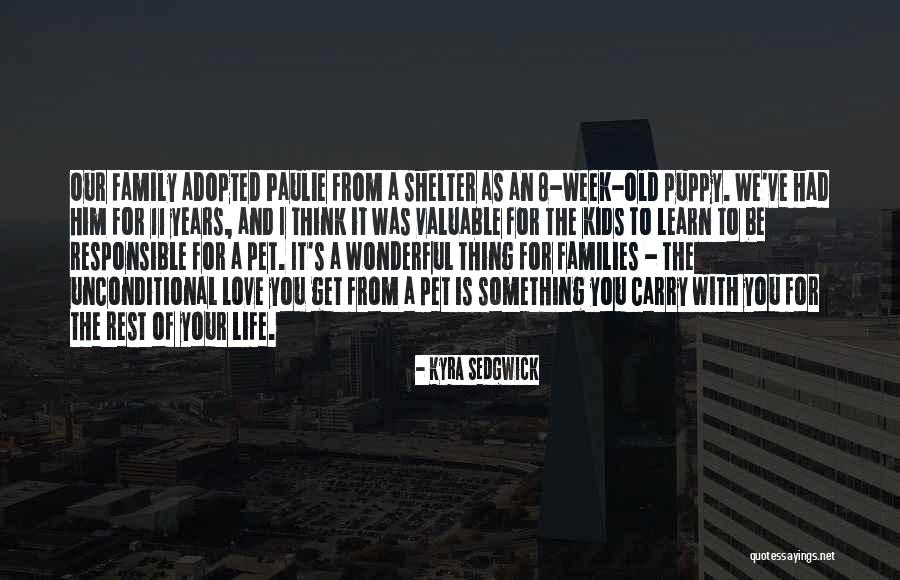 I Love My Puppy Quotes By Kyra Sedgwick I Love My Puppy Quotes By Kyra Sedgwick