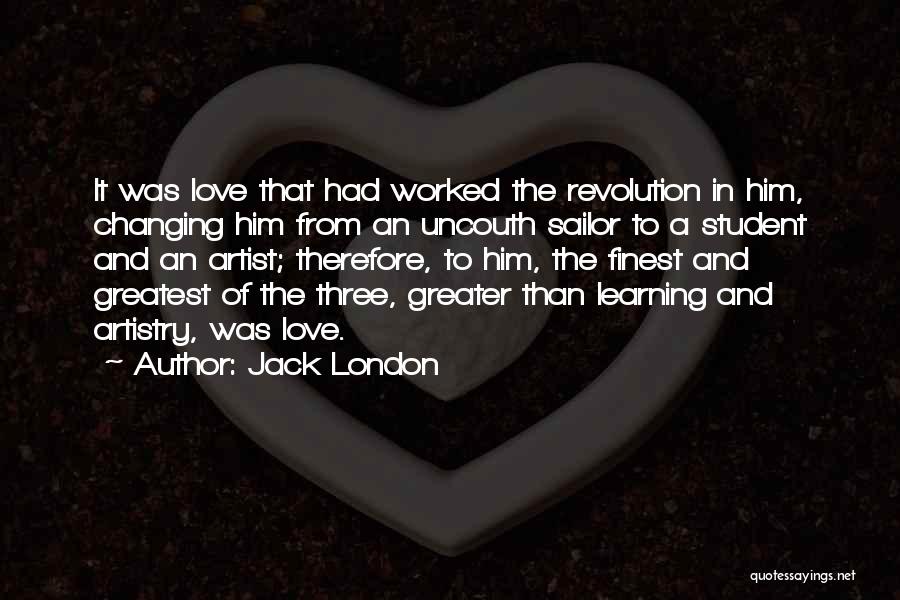 I Love My Us Sailor Quotes By Jack London