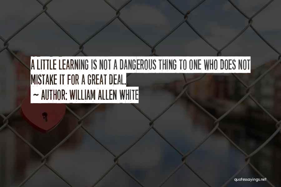 I Love Qatar Quotes By William Allen White