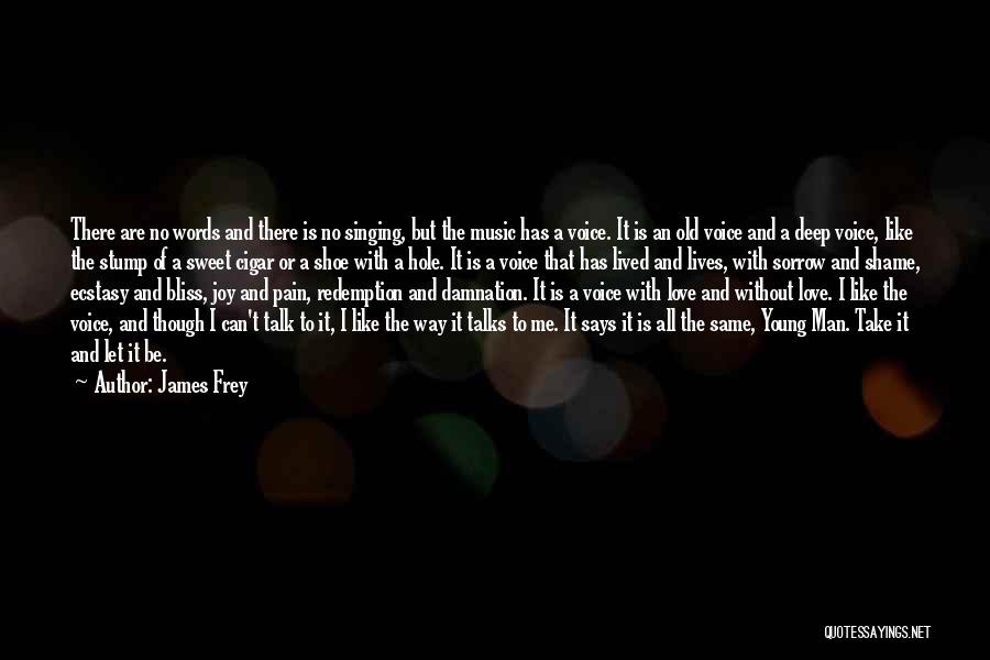 I Love Singing Quotes By James Frey