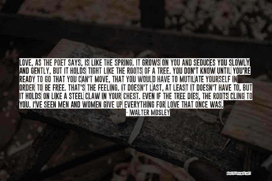 I Love Spring Quotes By Walter Mosley I Love Spring Quotes By Walter Mosley