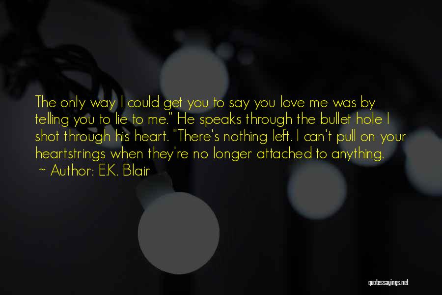 I Love The Way You Lie Quotes By E.K. Blair