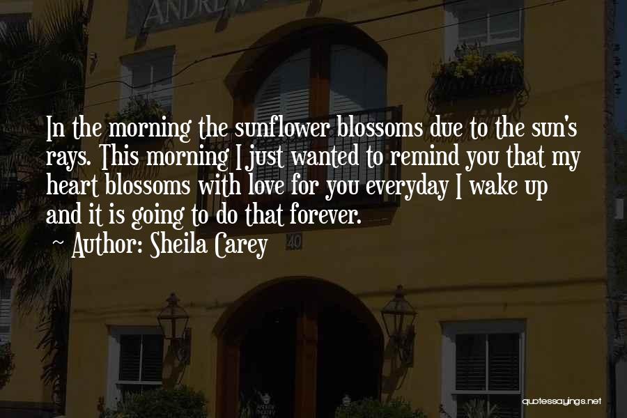 I Love This Morning Quotes By Sheila Carey