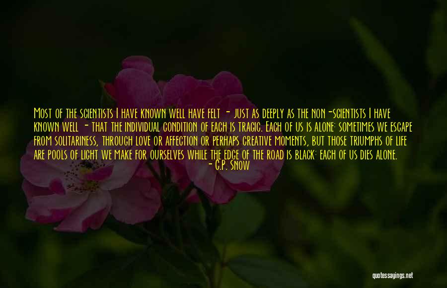 I Love Those Moments Quotes By C.P. Snow I Love Those Moments Quotes By C.P. Snow