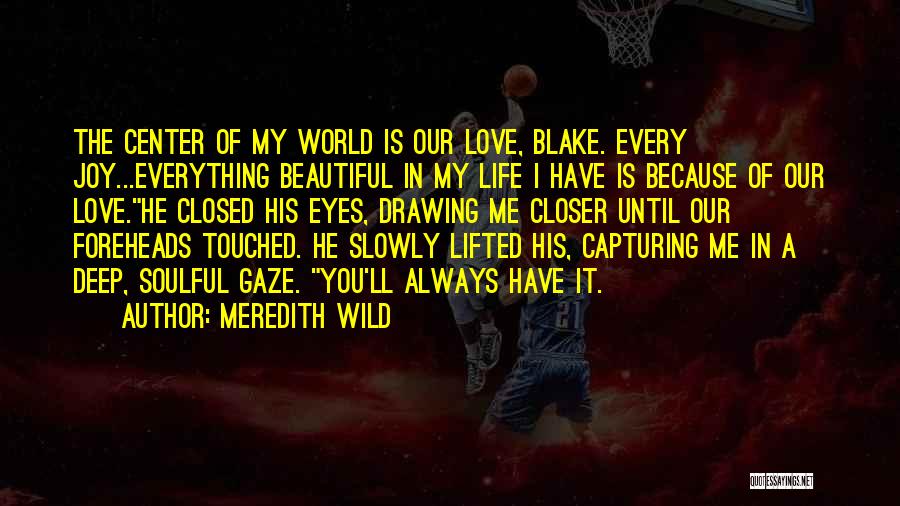 I Love You Because You're My Everything Quotes By Meredith Wild
